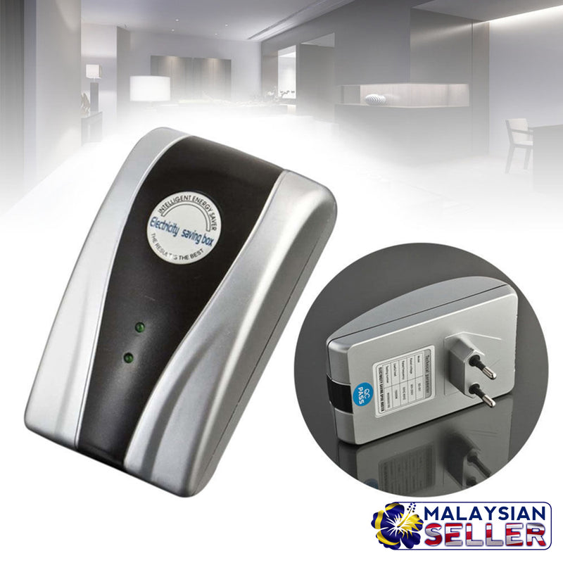idrop [Malaysia Plug] Electricity Saving Box for Household Office Shop Saver Appliance
