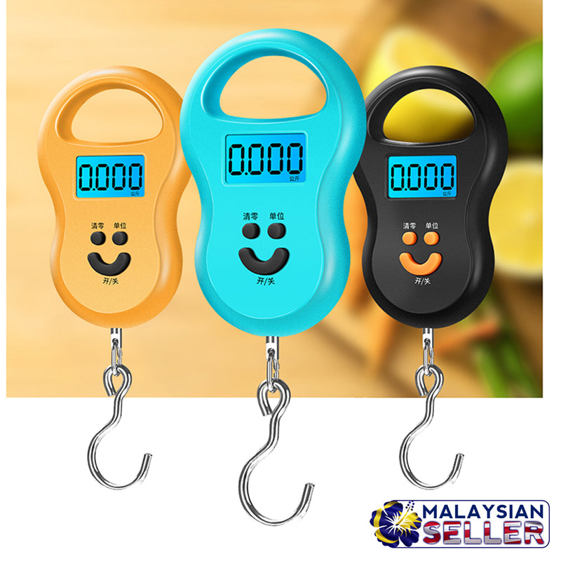 idrop Digital LCD Mini Hanging Electronic Scale Weight for Fishing Luggage 10g~40kg