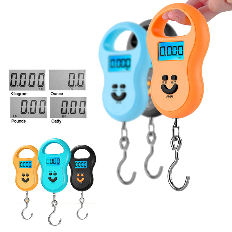 idrop Digital LCD Mini Hanging Electronic Scale Weight for Fishing Luggage 10g~40kg
