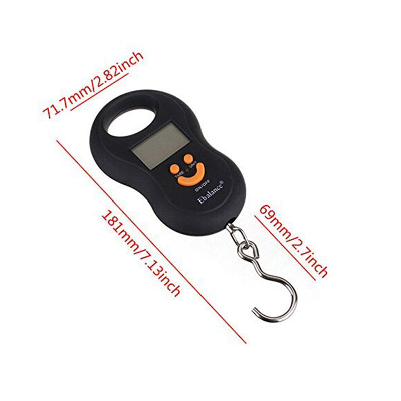 idrop Digital LCD Mini Hanging Electronic Scale Weight for Fishing Luggage 10g~40kg