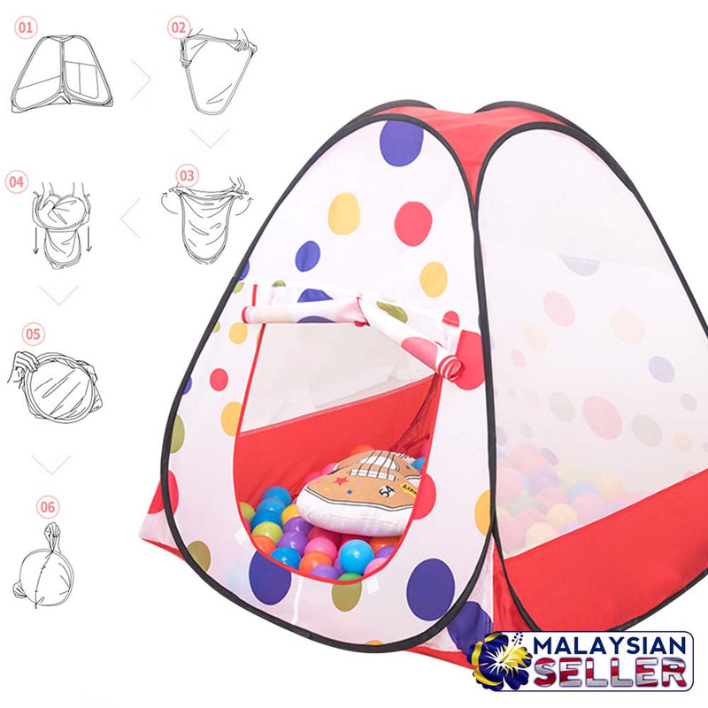 idrop Kiddey Ball Pit Play Tent with Convenient Carry Bag for Easy Travel and Storage