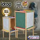 idrop Creative Four Ways Floor Wood Easel for Kids Children [ BR-36031M ]
