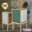idrop Creative Four Ways Floor Wood Easel for Kids Children [ BR-36031M ]