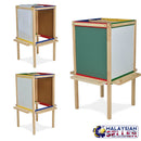 idrop Creative Four Ways Floor Wood Easel for Kids Children [ BR-36031M ]