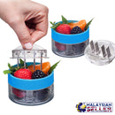 idrop 600ml Stainless Steel Creative Reusable Fruit Bottle for Kitchen Tool