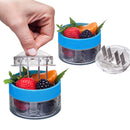 idrop 600ml Stainless Steel Creative Reusable Fruit Bottle for Kitchen Tool