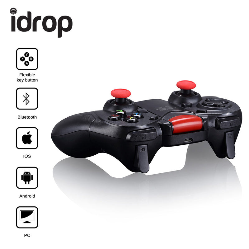 idrop S6 Wireless Bluetooth Controller Gamepad Game Console for Android / IOS / PC / PS4