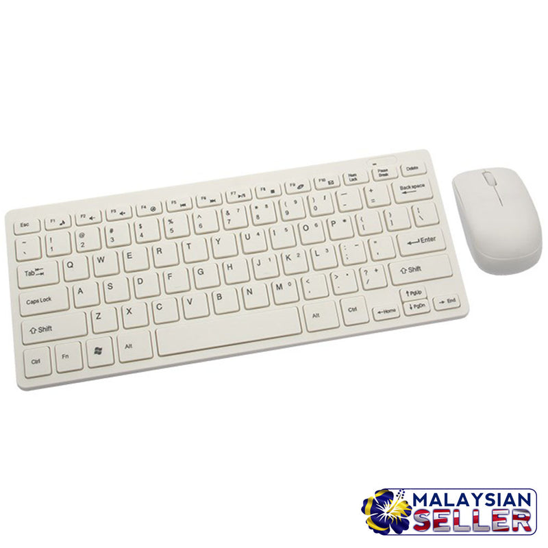 idrop HK-03 Ultra Slim Thin Design 2.4GHz Mini Wireless Keyboard Mouse for Home Office PC Laptop Desktop Computer Keyboard Set