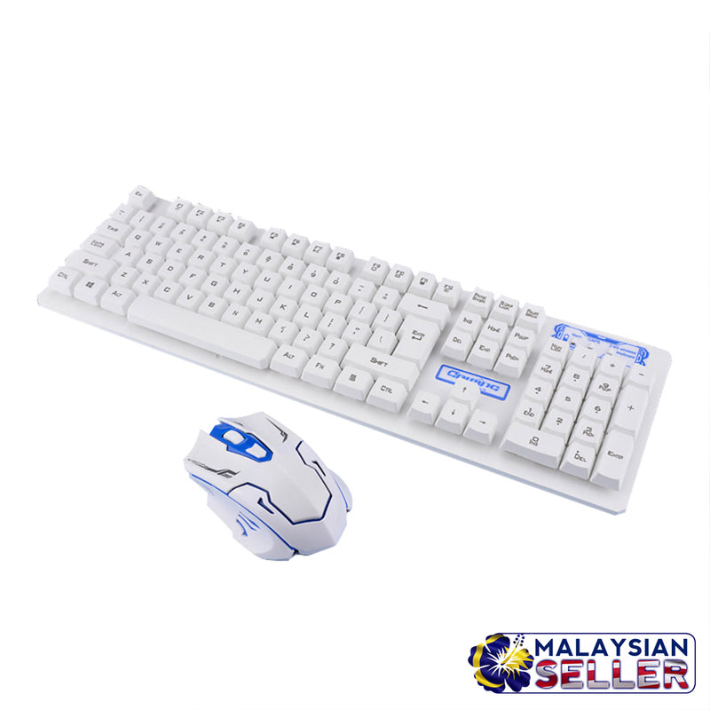 idrop HK6500 Wireless 2.4G Desktop Multimedia Gaming Keyboard + 2.4GHz Mouse Set
