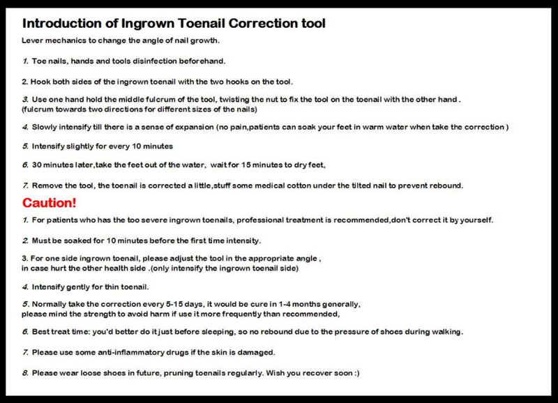 Ingrown Toe Nail Correction Tool