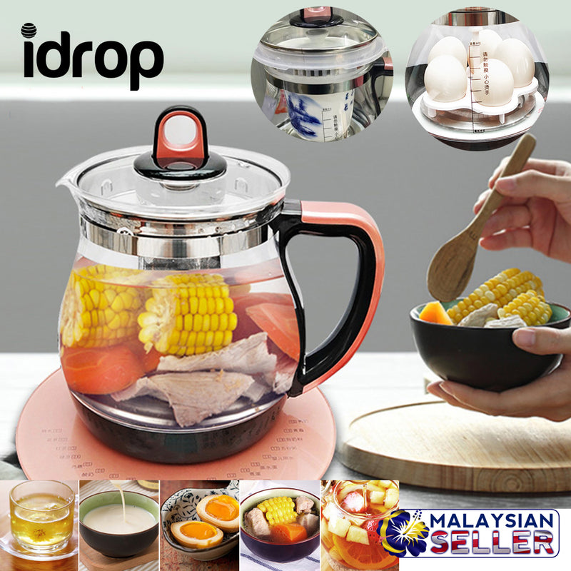 idrop 1.8L Multifunction Health Pot Kitchen Cooker Soup Boiler Automatic Pot