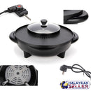 idrop 2in1 36cm Electric Hotpot & Non-Stick BBQ Grill Pan for Kitchen Tool