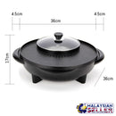 idrop 2in1 36cm Electric Hotpot & Non-Stick BBQ Grill Pan for Kitchen Tool