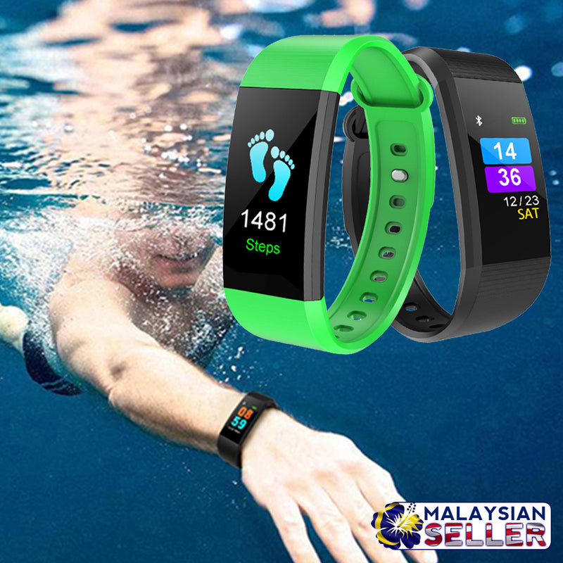 idrop I9 IP68 Waterproof Heart Rate Monitor Fitness Smart Watch Bracelet