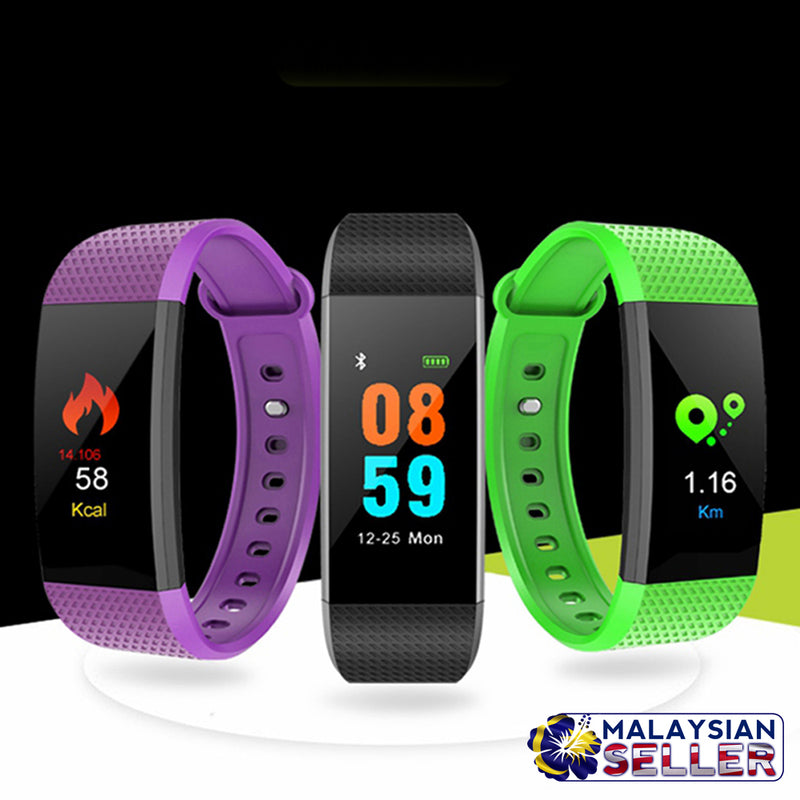 idrop I9 IP68 Waterproof Heart Rate Monitor Fitness Smart Watch Bracelet
