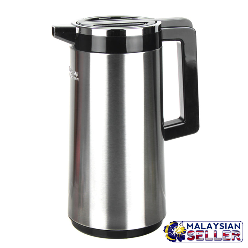 idrop Stainless Steel Portable Insulated Thermal Pot 1L, 1.3L, 1.6L [ RANDOM COLOR ]