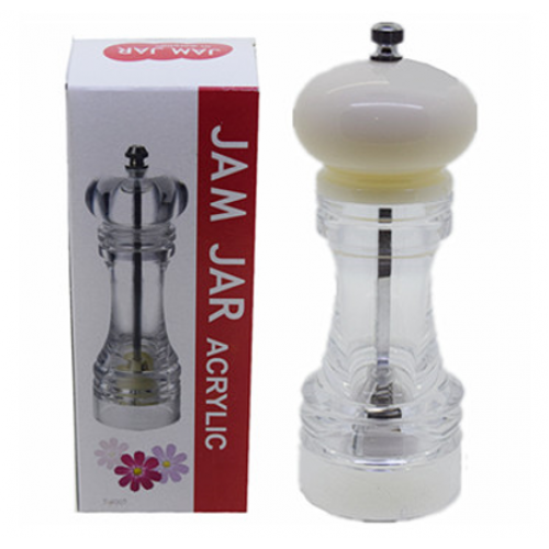 Jam Jar Acrylic Pepper Mill