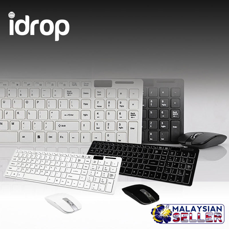 idrop K06 Simple Fashion 2.4GHz Wireless Keyboard & Mouse Set
