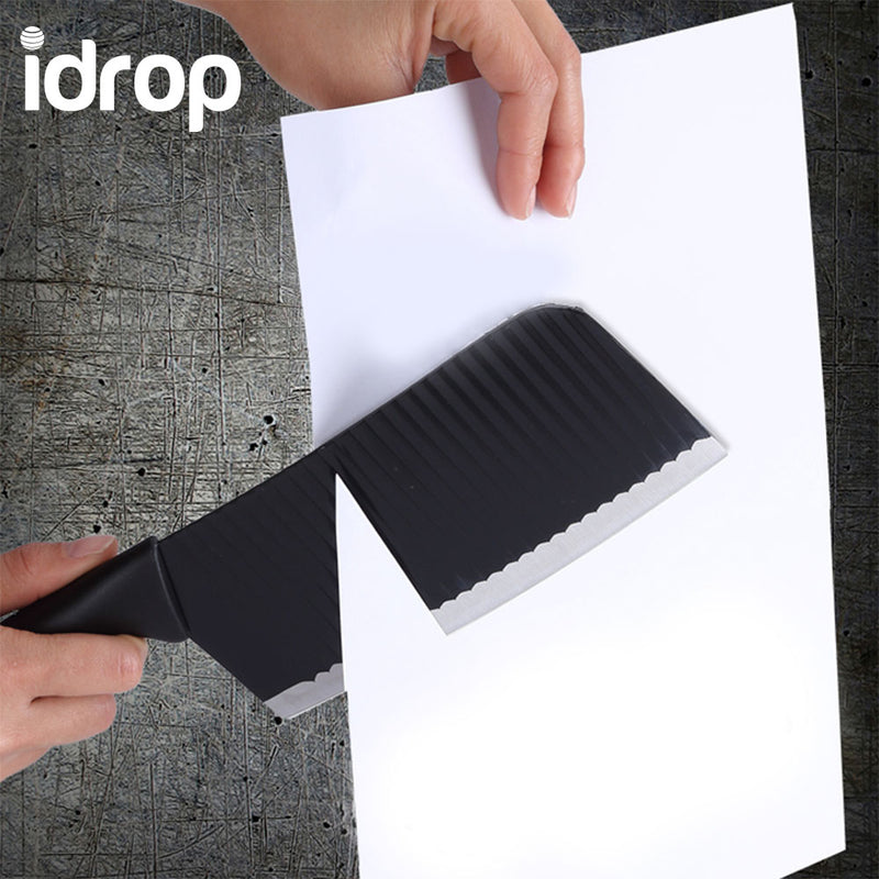 idrop 5pcs Elegant Black Colour Anti-Stick Kitchen Knife Set