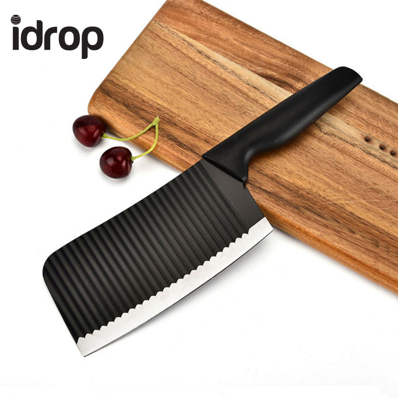 idrop 5pcs Elegant Black Colour Anti-Stick Kitchen Knife Set