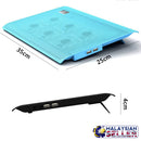 idrop L112B  LED Light Cooling Pad - Slim Portable USB Powered 6 Mini Fans [12"-15.4"]