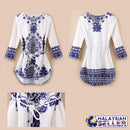 idrop Fashion Long-Sleeved Printed Tunic For Women [ S,M,L,XL ]