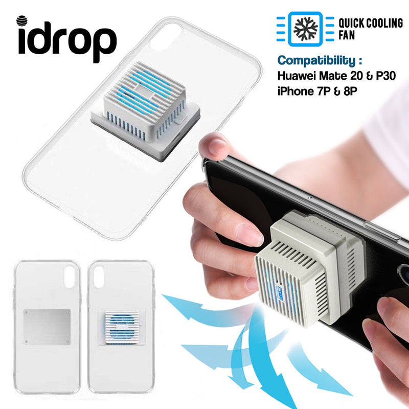 idrop M02 Quick Cooling Radiator Mobile Phone Case  Suitable for iPhone 7p/8p & Huawei Mate 20 / P30