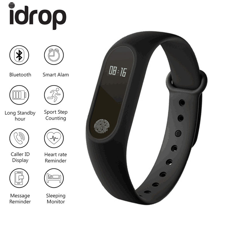 idrop Sport Smart Watch Bracelet M2 Heart-rate Monitor Waterproof Bluetooth Fitness