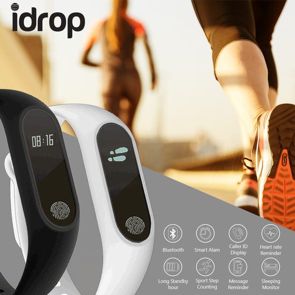 idrop Sport Smart Watch Bracelet M2 Heart-rate Monitor Waterproof Bluetooth Fitness
