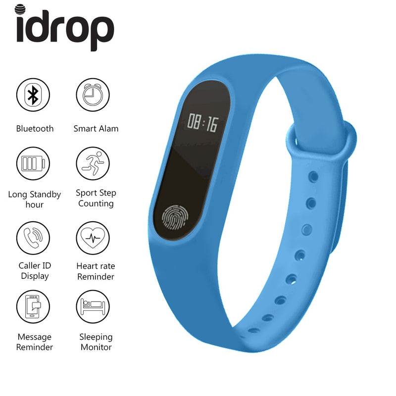 idrop Sport Smart Watch Bracelet M2 Heart-rate Monitor Waterproof Bluetooth Fitness