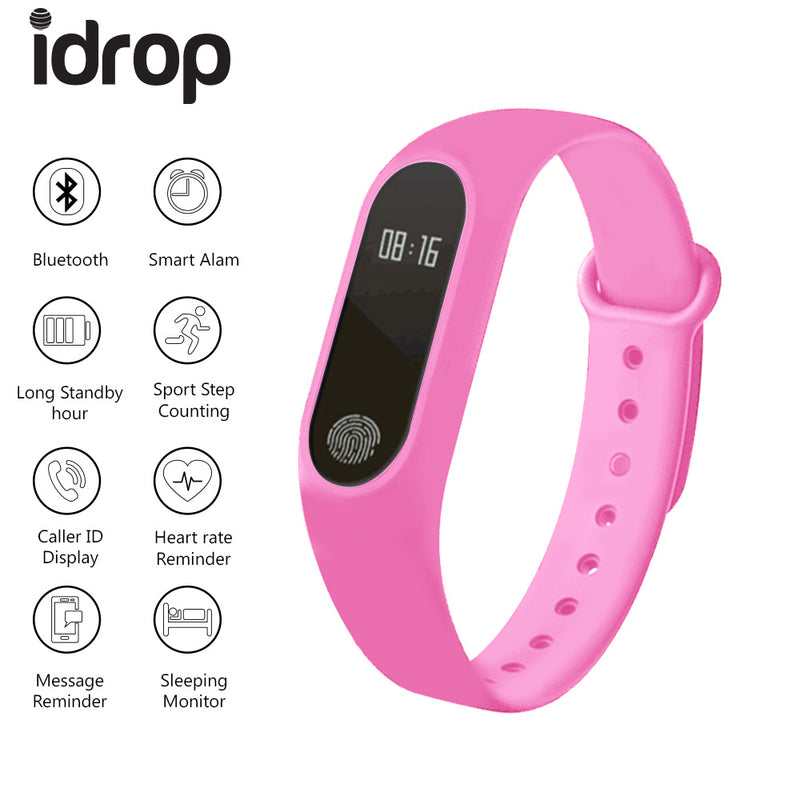 idrop Sport Smart Watch Bracelet M2 Heart-rate Monitor Waterproof Bluetooth Fitness