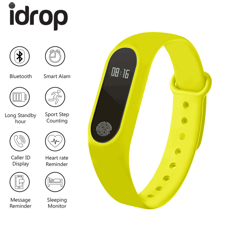 idrop Sport Smart Watch Bracelet M2 Heart-rate Monitor Waterproof Bluetooth Fitness