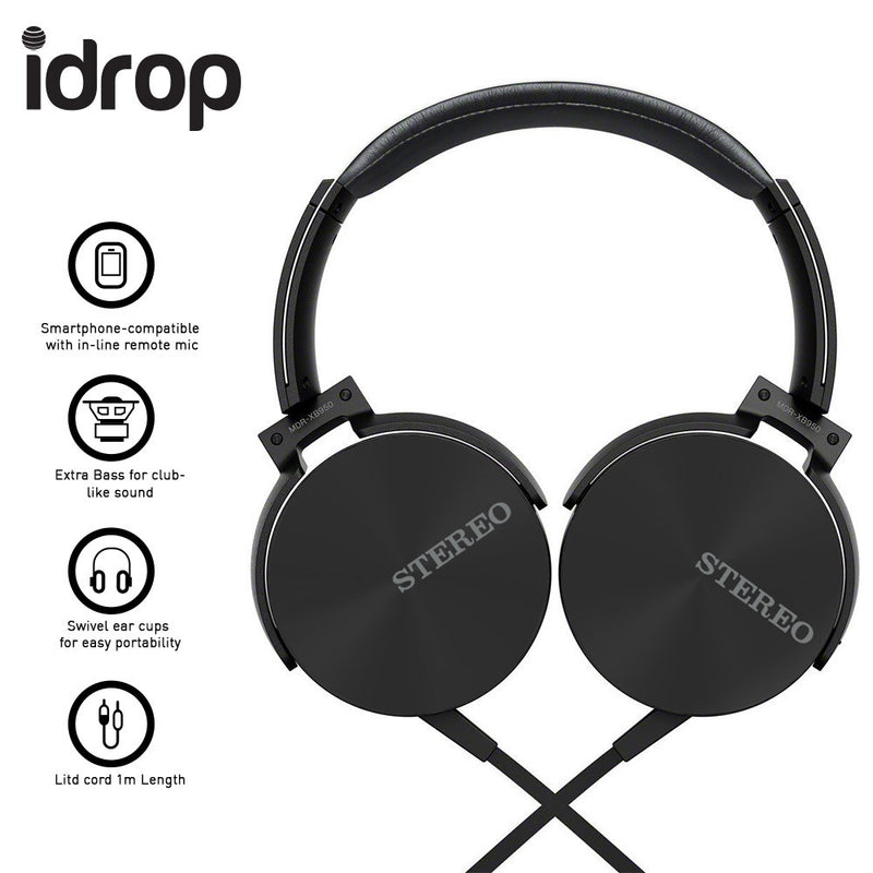 idrop MDR-XB950AP Stereo Extra Bass Headphone