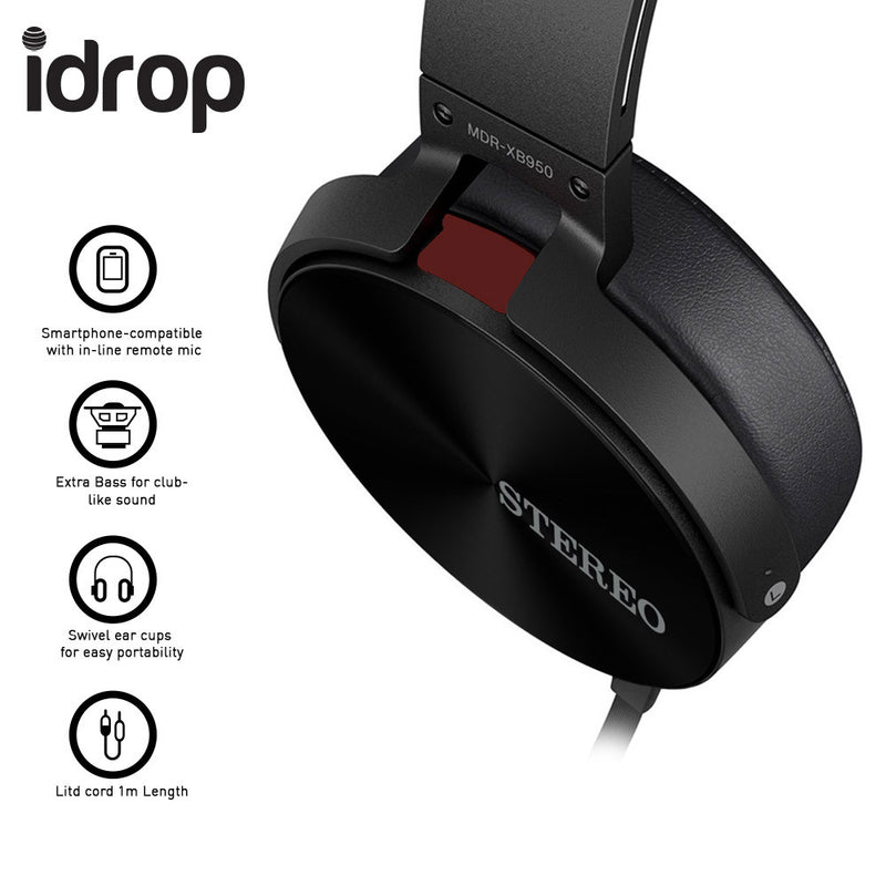 idrop MDR-XB950AP Stereo Extra Bass Headphone
