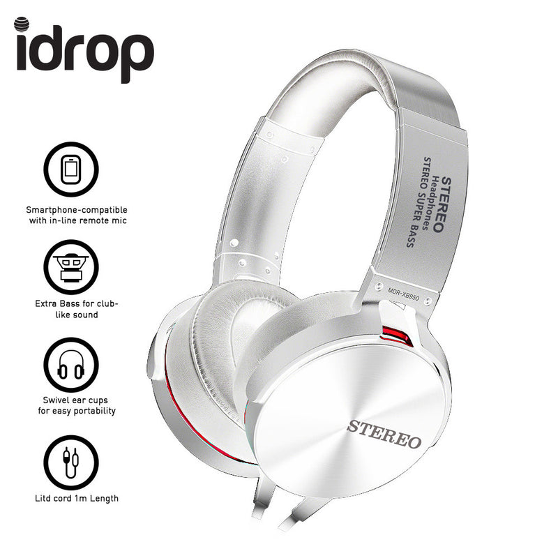 idrop MDR-XB950AP Stereo Extra Bass Headphone