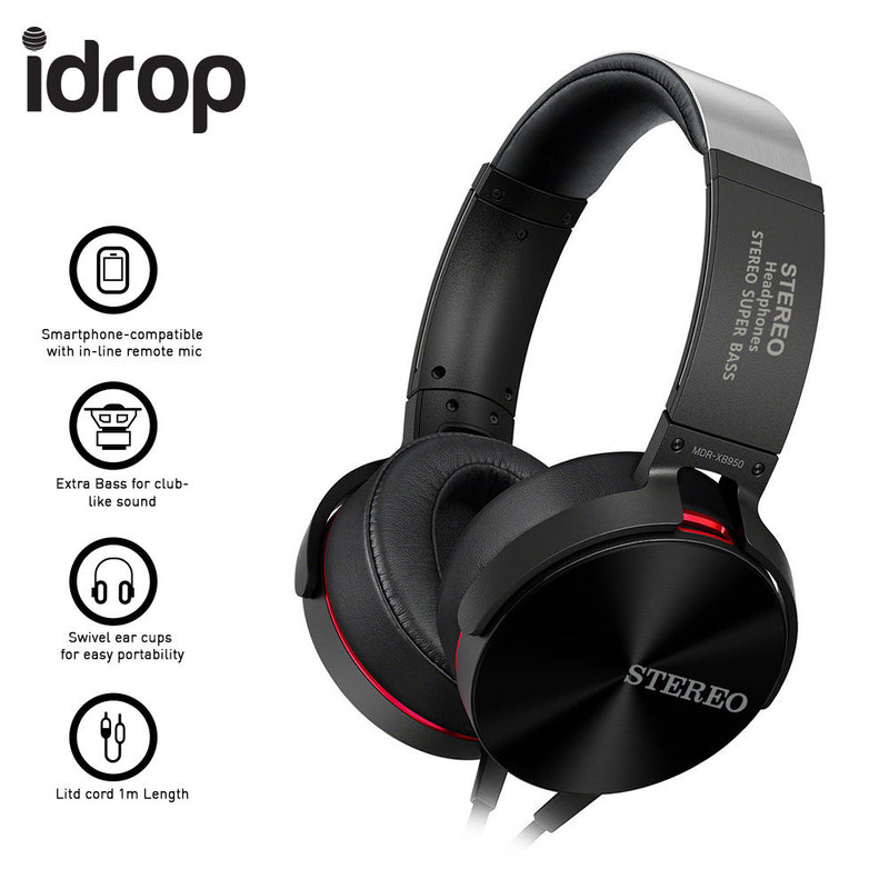 idrop MDR-XB950AP Stereo Extra Bass Headphone