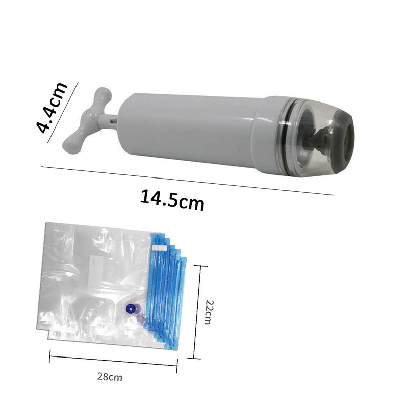 idrop Manual Vacuum Sealer Packaging Sealing with 5pcs  Vacuum Plastic Bag