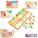 idrop Creation Wood Math Operation Logarithmic Board for Children Kids [ WP9042 ]