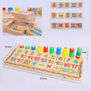 idrop Creation Wood Math Operation Logarithmic Board for Children Kids [ WP9042 ]