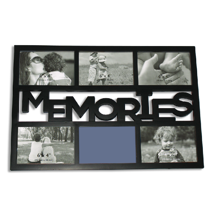 Memories Wall Mounted With 6 Photo Frame
