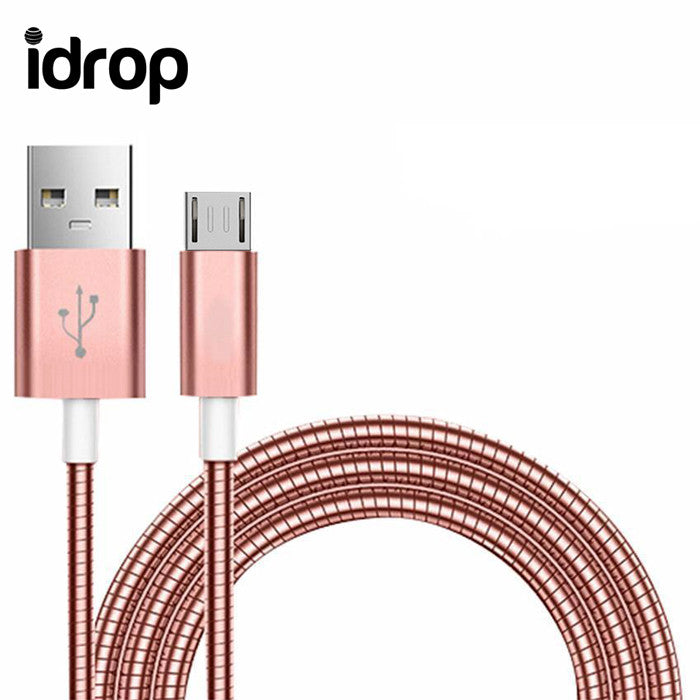 idrop Micro USB Flexible Stainless Steel Data Sync Charge