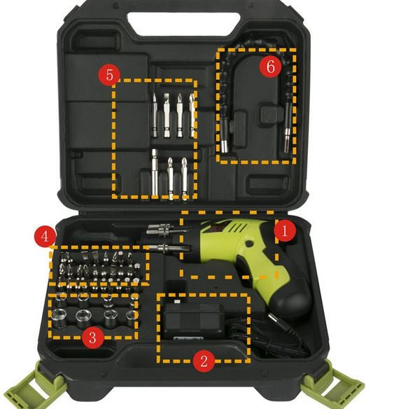 Mini Multifunction Electric Screwdriver Set - Random Colour