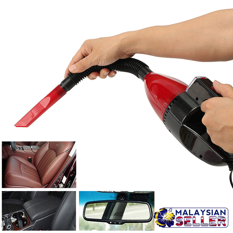 idrop Portable Mini Vacuum Cleaner for Car Auto Dry Wet Dust Dirt Handheld Hand 12V