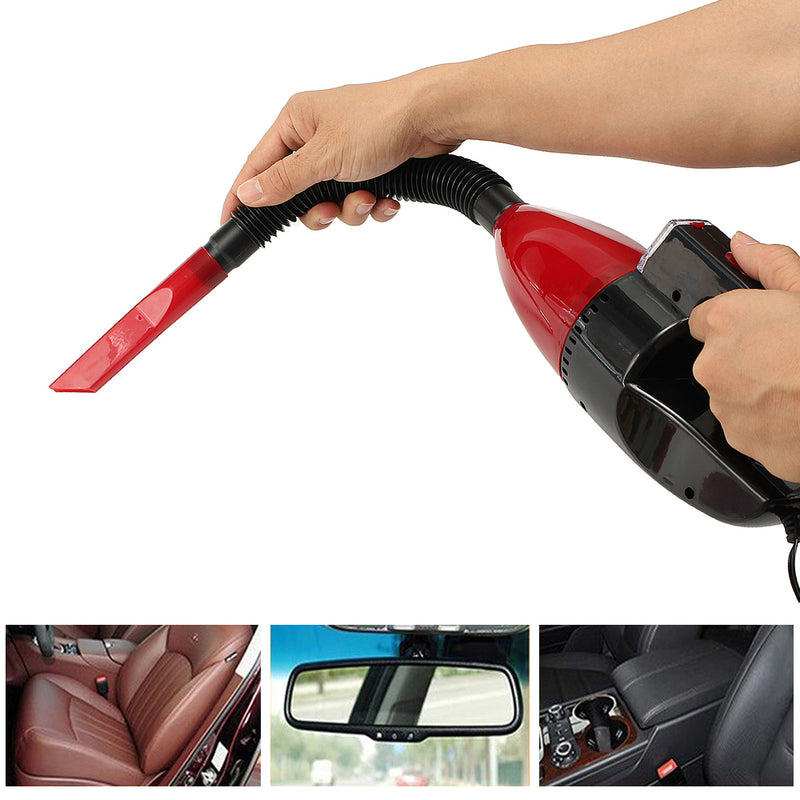 idrop Portable Mini Vacuum Cleaner for Car Auto Dry Wet Dust Dirt Handheld Hand 12V