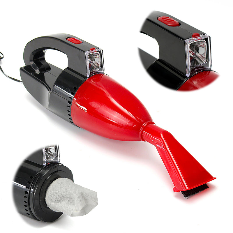 idrop Portable Mini Vacuum Cleaner for Car Auto Dry Wet Dust Dirt Handheld Hand 12V