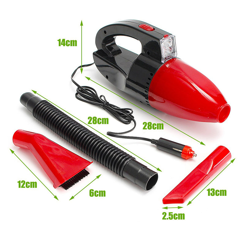 idrop Portable Mini Vacuum Cleaner for Car Auto Dry Wet Dust Dirt Handheld Hand 12V