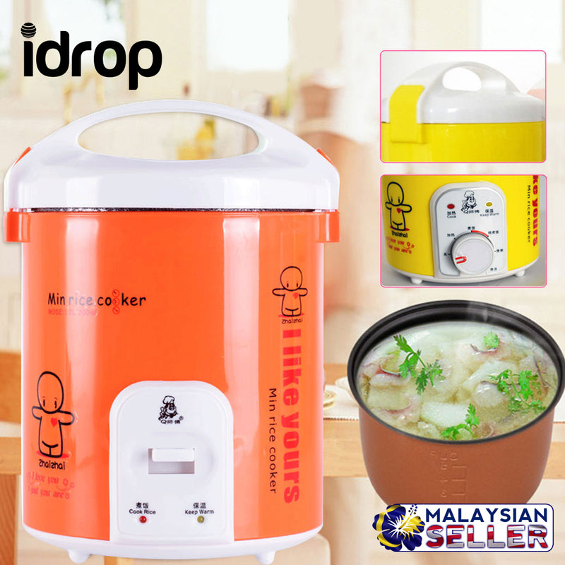 idrop Portable Nonstick Electric Mini Rice Cooker 1.2L