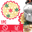 idrop Floral Round Wooden Tableware Placemat