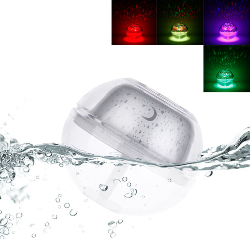 idrop 500ml USB Crystal Night Light Projection Mini Humidifier