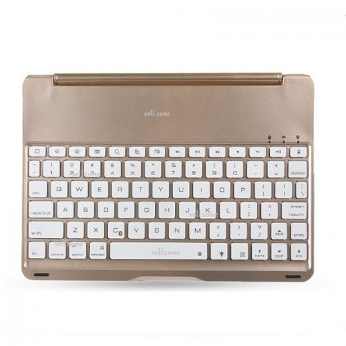 Note Kee F8S Wireless Bluetooth Keyboard Case for iPadAir 2 - Gold